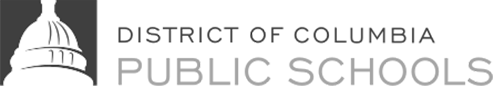 District of Columbia Public Schools logo.
